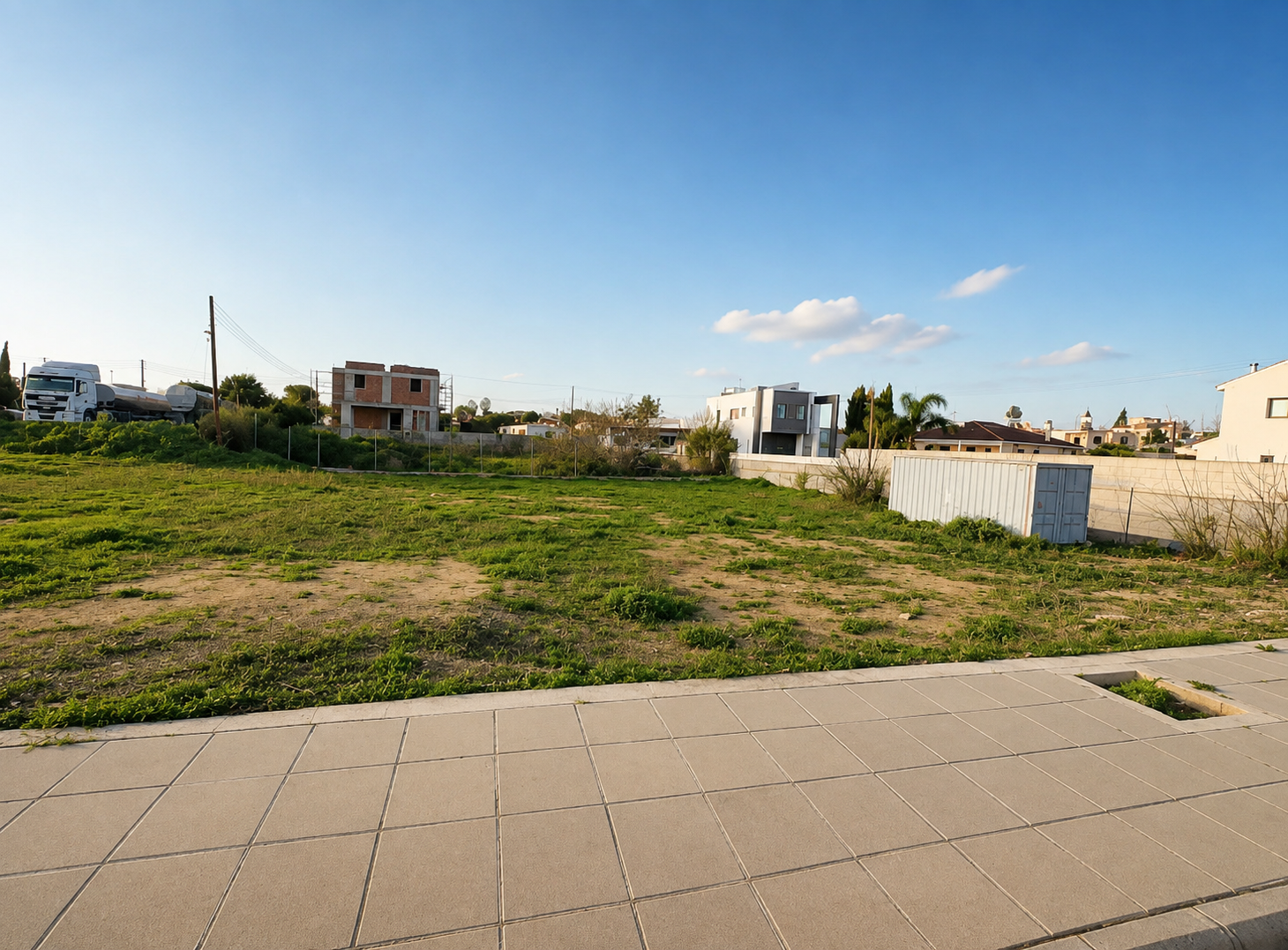Large 821 sqm Residential Plot for Sale in Ormideia, Larnaca