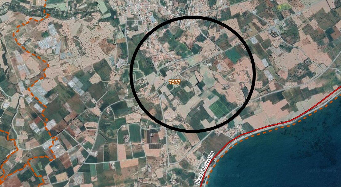 Land Larnaca Mazotos Area - Published