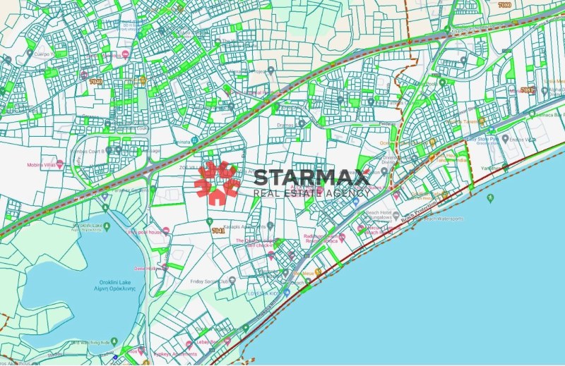 Development Land in Oroklini larnaca with sea view