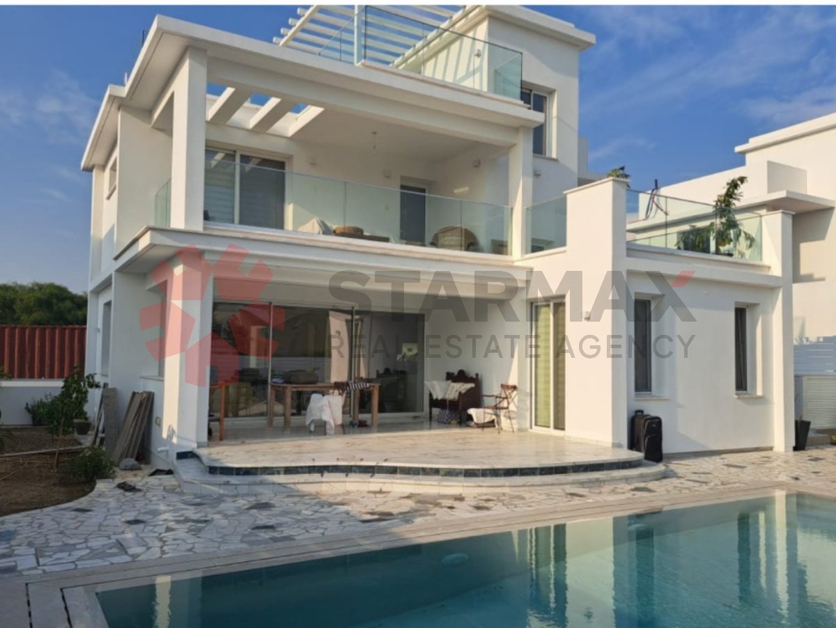 MODERN -UNDER CONSTRUCTION THREE BEDROOM VILLA FOR SALE IN PERVOLIA, LARNACA - Published