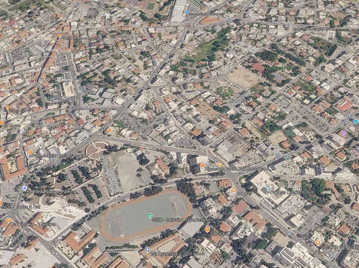 Prime Commercial Development Site in Paphos City Centre – 2,288m² - Published