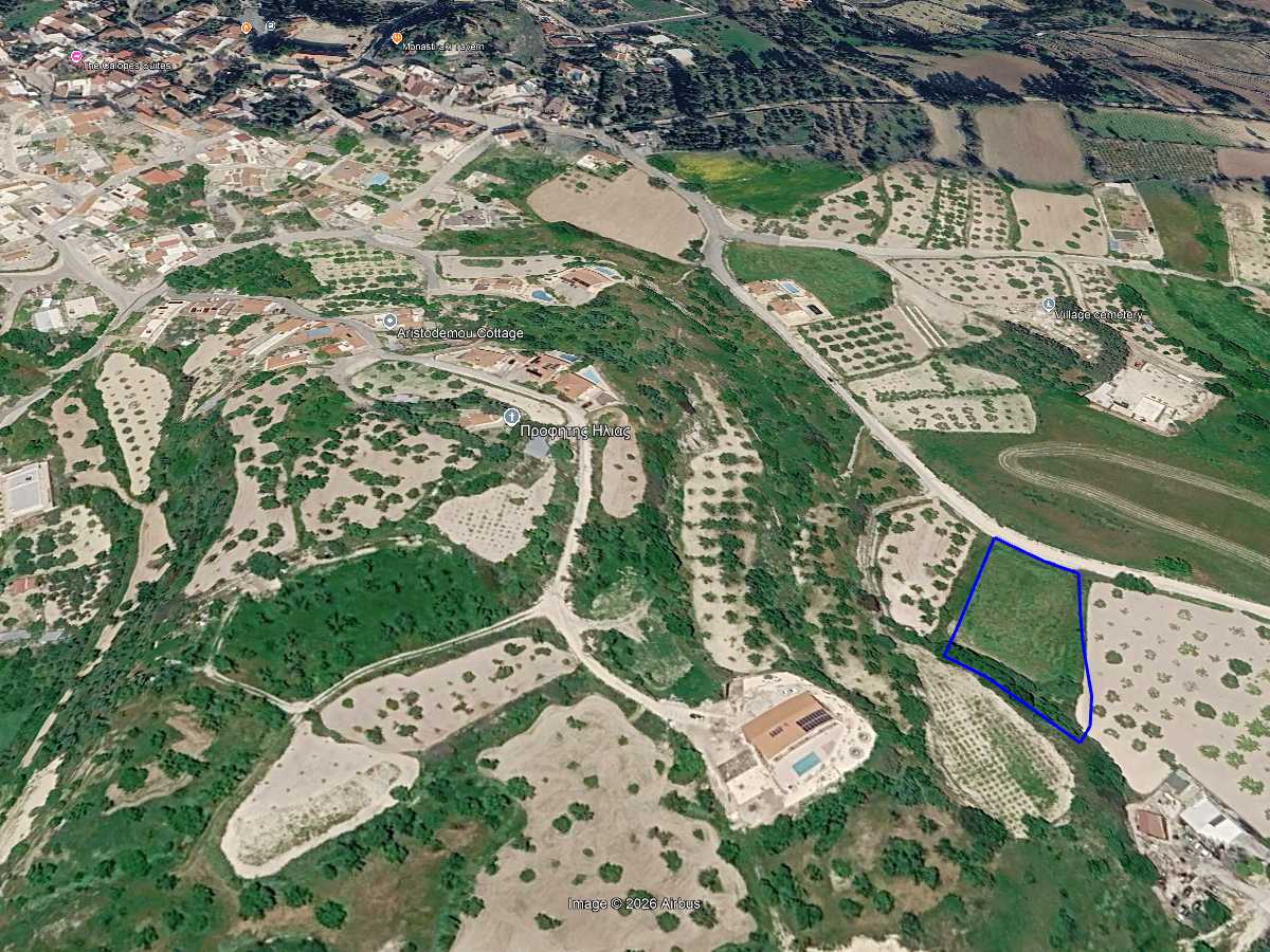 3000sqm Residential Land Kallepia Paphos - Published