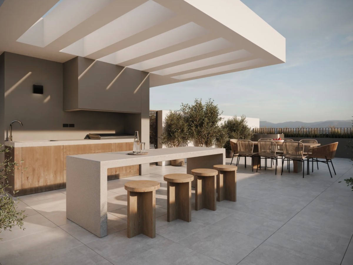 A modern two-bedroom apartment with Roof-Garden in Aradippou, Larnaca - Published