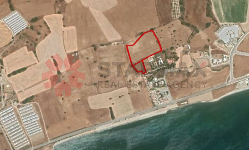 TWO ADJOINING FIELDS, JUST 170 METERS TO AGIOS THEODOROS BEACH IN LARNACA - Published