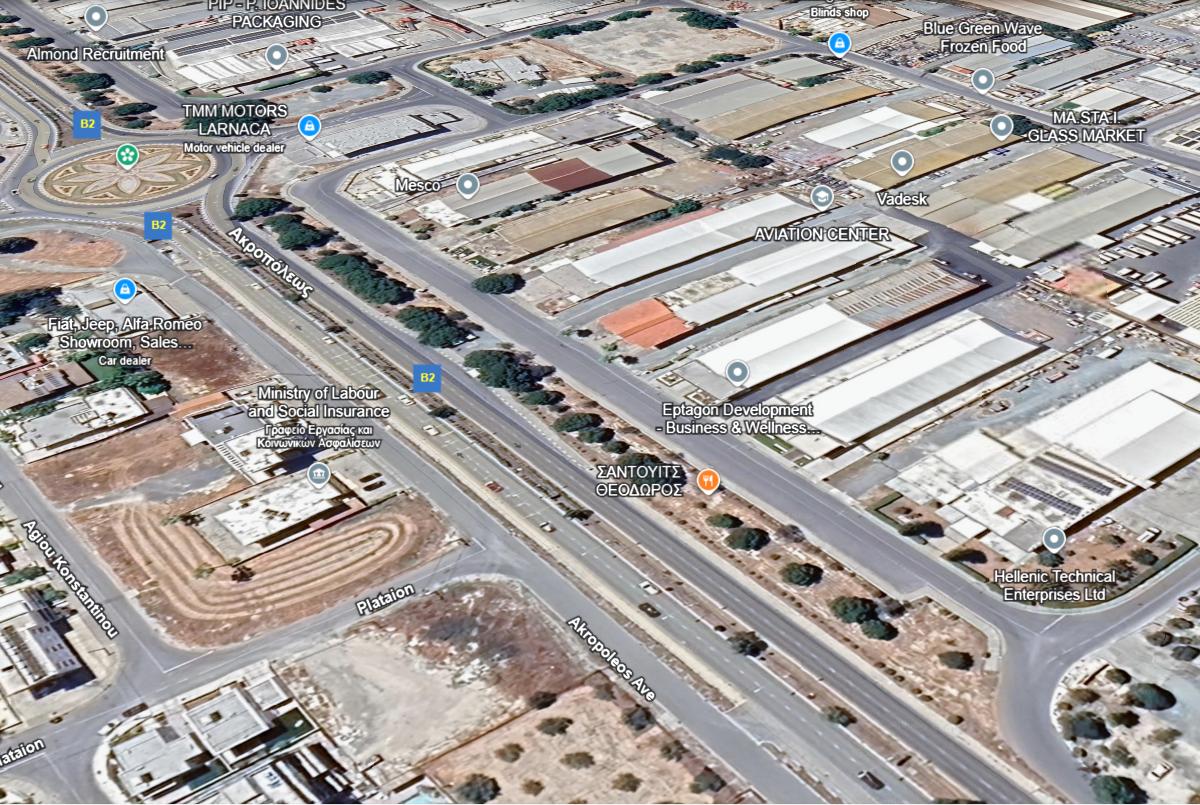 Development Land in Commercial area Aradippou Larnaca - Published