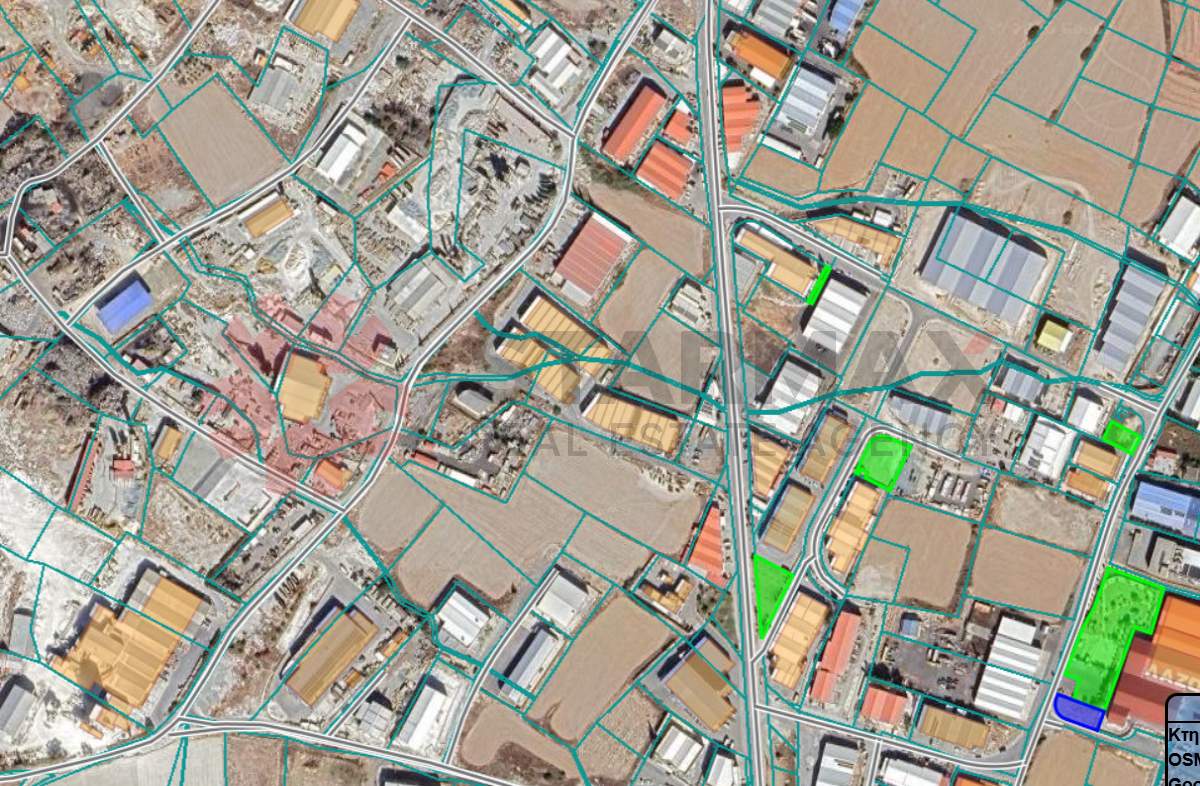 5960sqm Industrial Land Aradippou Larnaca - Published