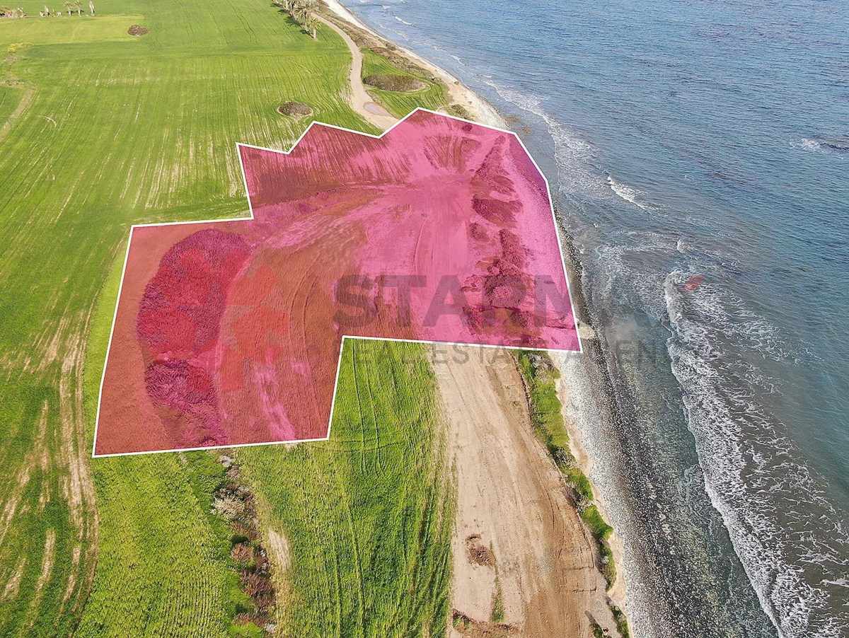 TOURISTIC BEACHFRONT FIELD FOR SALE IN MAZOTOS, LARNACA - Published