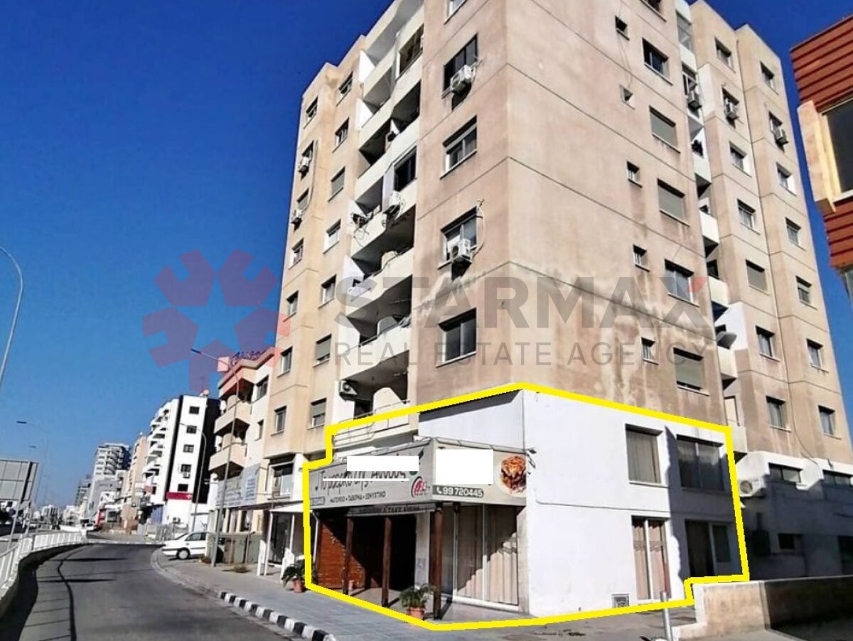 SHOP OF 132M2 INTERNAL AREA & 65M2 MEZZANINE IN LARNACA - Published