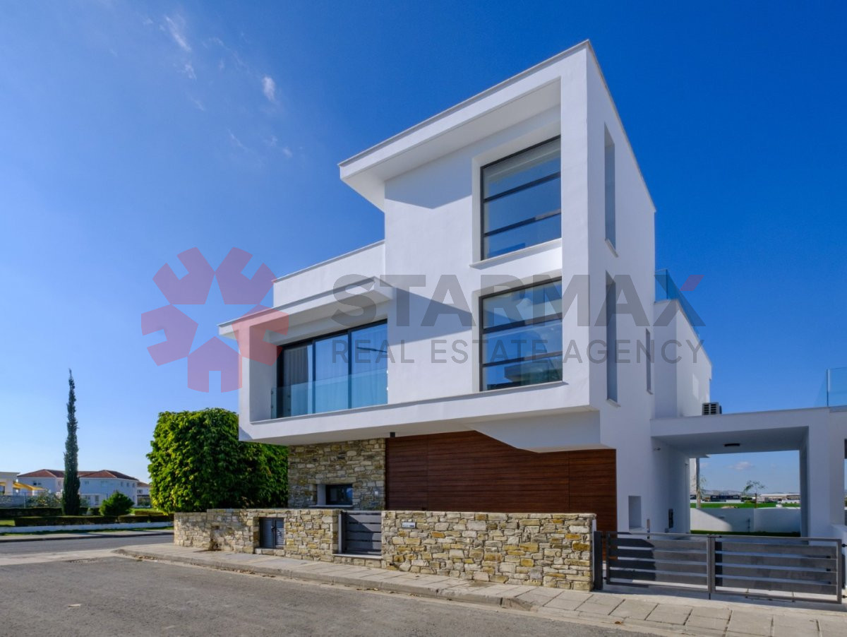 MODERN FIVE BEDROOM DETACHED VILLA IN DROMOLAXIA - Published