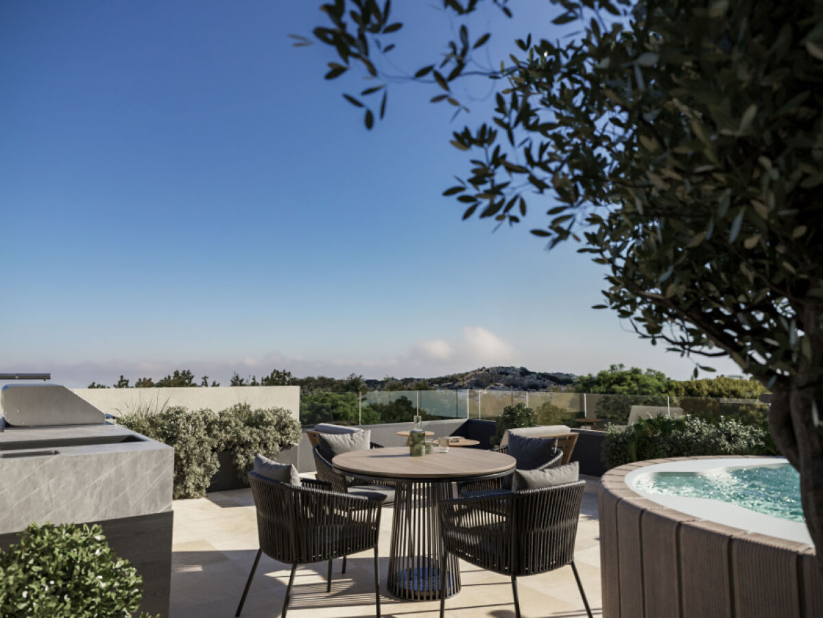 2 Bedroom Apartment wıth Roof-Garden 42m² in Oroklini Larnaca