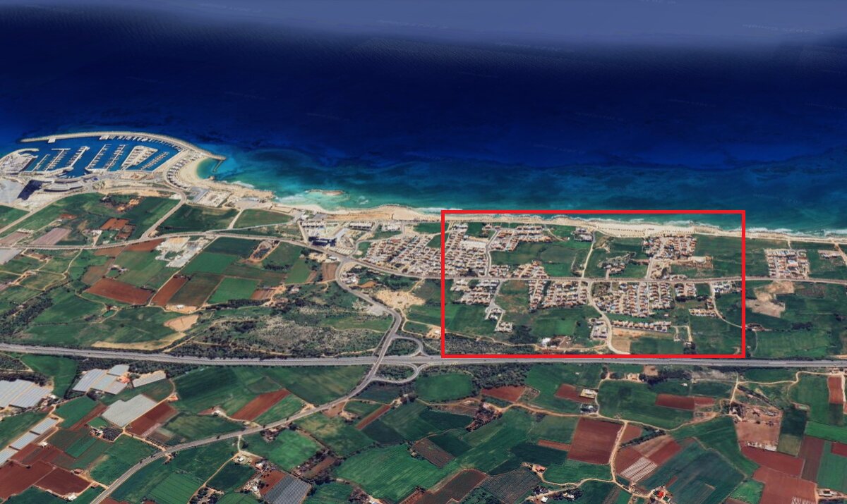 8,518sqm Touristic Land in Sotira (Agia Thekla), Famagusta - Published
