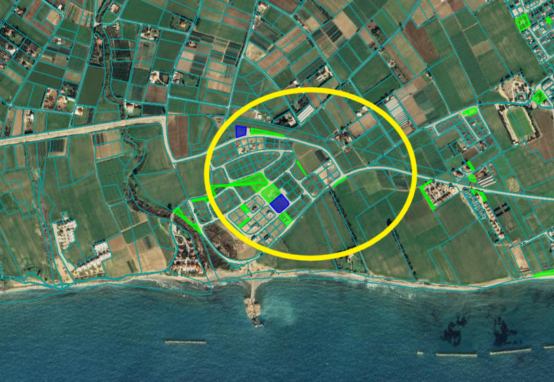 Development Field in the Touristic Area in Kiti-Pervolia Larnaca Distric - Published