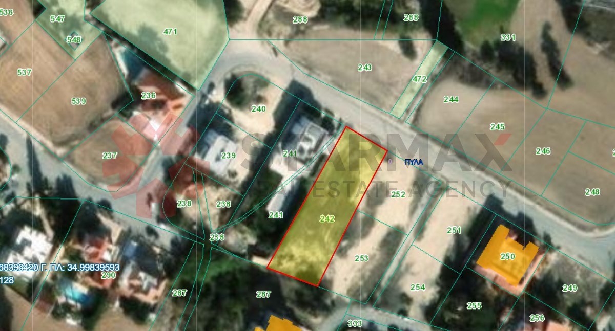 Prime Development Plot in Pyla – 1,202m² (H2 Zone – 90% Density) - Published