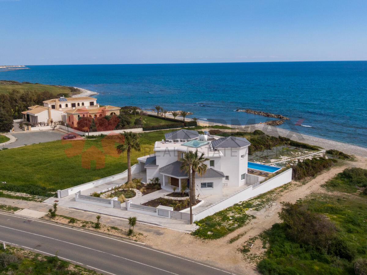 Beachfront Deluxe Villa For Rent In Agios Theodoros - Published